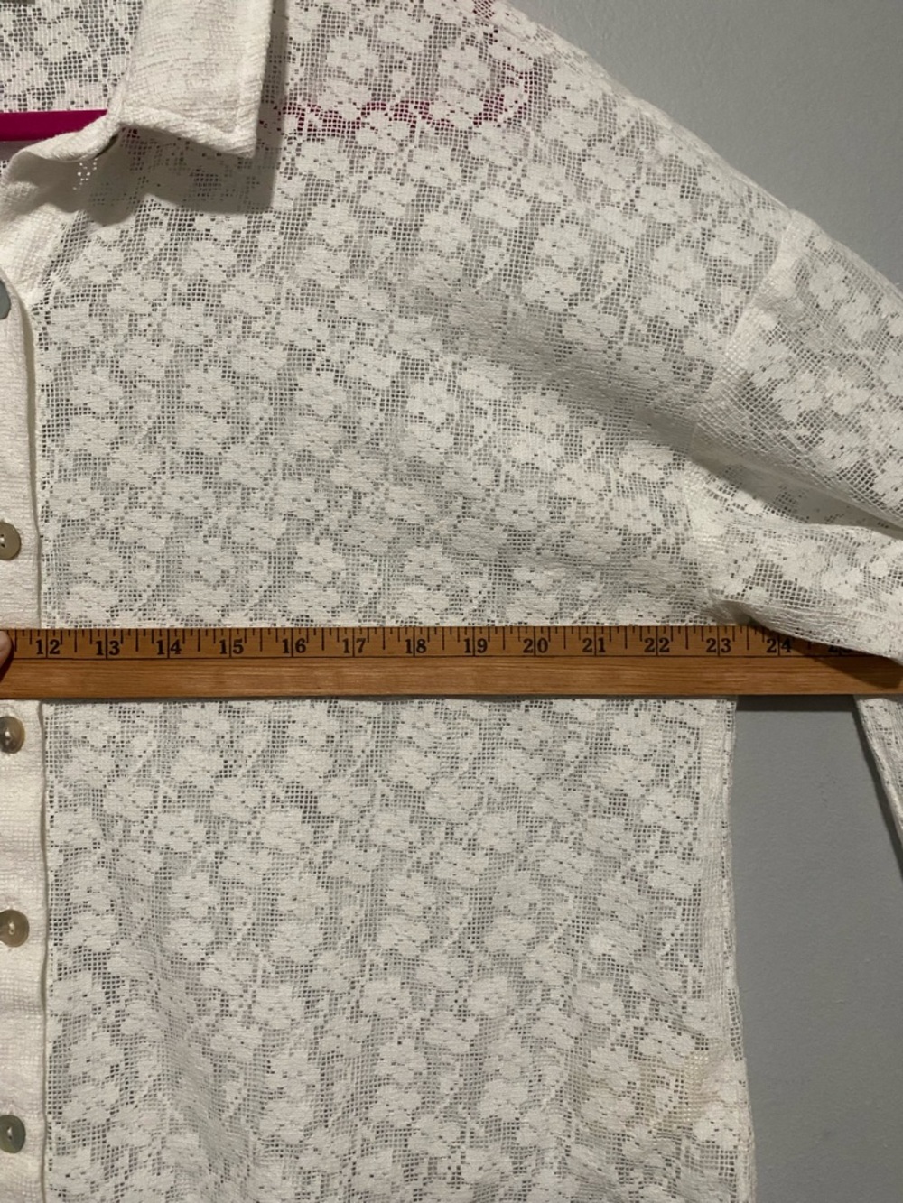 Cloth & Stone White Button Down Long Sleeve XL Coastal Minimalist Feminine Top - Picture 9 of 9